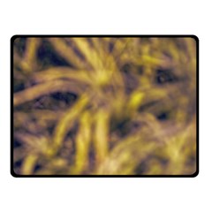 Yellow Abstract Stars Double Sided Fleece Blanket (Small)  from ArtsNow.com 45 x34  Blanket Back