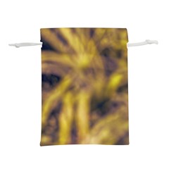 Yellow Abstract Stars Lightweight Drawstring Pouch (L) from ArtsNow.com Back