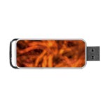 Red Abstract Stars Portable USB Flash (Two Sides)