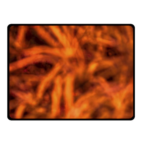 Red Abstract Stars Double Sided Fleece Blanket (Small)  from ArtsNow.com 45 x34  Blanket Back
