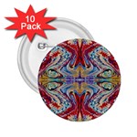 Red Feathers 2.25  Buttons (10 pack) 