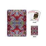 Red Feathers Playing Cards Single Design (Mini)