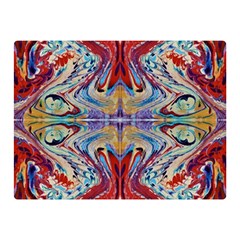 Red Feathers Double Sided Flano Blanket (Mini)  from ArtsNow.com 35 x27  Blanket Front