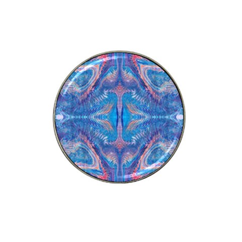 Blue Repeats Hat Clip Ball Marker from ArtsNow.com Front