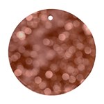 Light Reflections Abstract No6 Rose Ornament (Round)