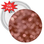 Light Reflections Abstract No6 Rose 3  Buttons (100 pack) 