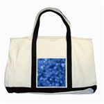 Light Reflections Abstract No5 Blue Two Tone Tote Bag