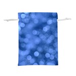 Light Reflections Abstract No5 Blue Lightweight Drawstring Pouch (M)