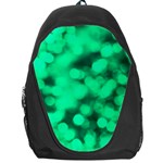Light Reflections Abstract No10 Green Backpack Bag