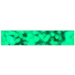 Light Reflections Abstract No10 Green Small Flano Scarf