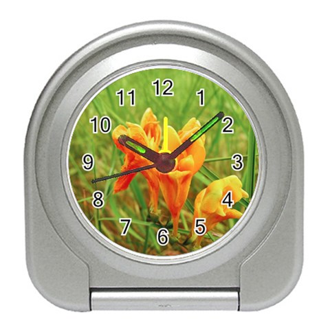 Orange On The Green Travel Alarm Clock from ArtsNow.com Front