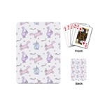Unicorn Cats Pattern 2 Playing Cards Single Design (Mini)