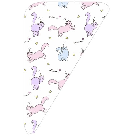 Unicorn Cats Pattern 2 Belt Pouch Bag (Large) from ArtsNow.com Front Right