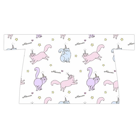 Unicorn Cats Pattern 2 Wristlet Pouch Bag (Small) from ArtsNow.com Front