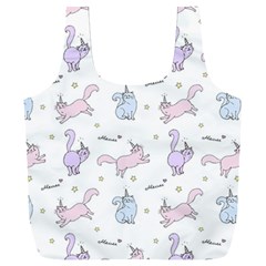 Unicorn Cats Pattern 2 Full Print Recycle Bag (XXXL) from ArtsNow.com Front
