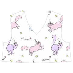 Unicorn Cats Pattern 2 Kids  Midi Sailor Dress from ArtsNow.com Front Top