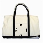 Cats Pattern Example Two Tone Tote Bag