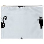 Cats Pattern Example Cosmetic Bag (XXXL)