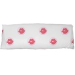 Lips Bubblegum Pattern Body Pillow Case (Dakimakura)