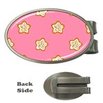 Cookies Pattern Pink Money Clips (Oval) 
