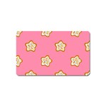 Cookies Pattern Pink Magnet (Name Card)