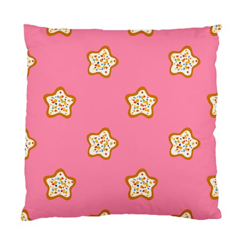 Cookies Pattern Pink Standard Cushion Case (One Side) from ArtsNow.com Front