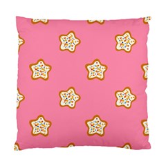 Cookies Pattern Pink Standard Cushion Case (Two Sides) from ArtsNow.com Front