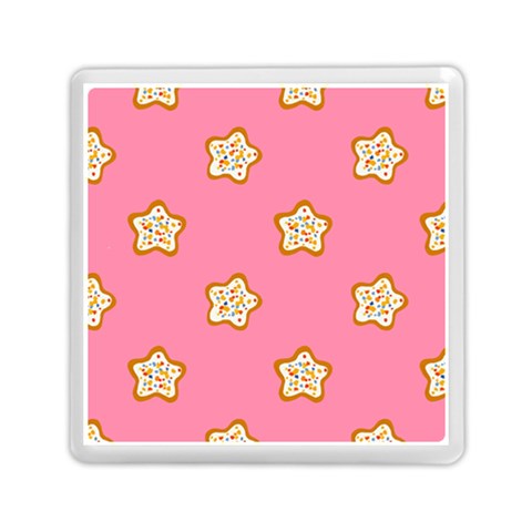 Cookies Pattern Pink Memory Card Reader (Square) from ArtsNow.com Front