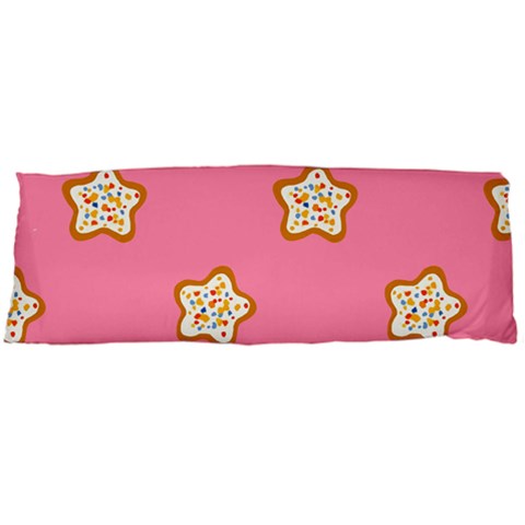 Cookies Pattern Pink Body Pillow Case (Dakimakura) from ArtsNow.com Body Pillow Case