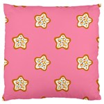 Cookies Pattern Pink Large Cushion Case (One Side)