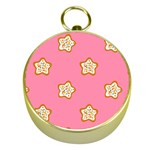 Cookies Pattern Pink Gold Compasses