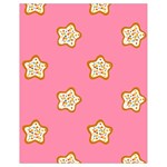 Cookies Pattern Pink Drawstring Bag (Small)
