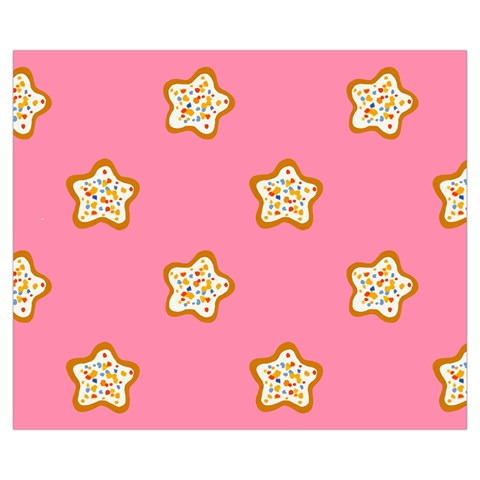 Cookies Pattern Pink Medium Tote Bag from ArtsNow.com Back