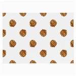 Pine cones White Large Glasses Cloth (2 Sides)