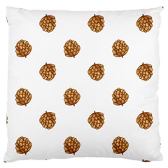 Pine cones White Large Cushion Case (Two Sides) from ArtsNow.com Front