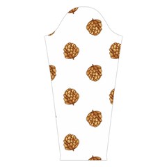 Pine cones White Long Sleeve Velvet V Left Sleeve