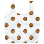 Pine cones White Full Print Recycle Bag (XXL)