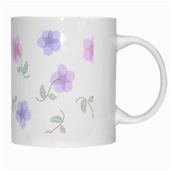 Flowers Pattern White Mugs from ArtsNow.com Right