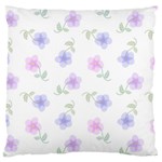 Flowers Pattern Large Flano Cushion Case (One Side)