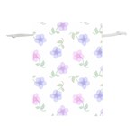 Flowers Pattern Lightweight Drawstring Pouch (S)
