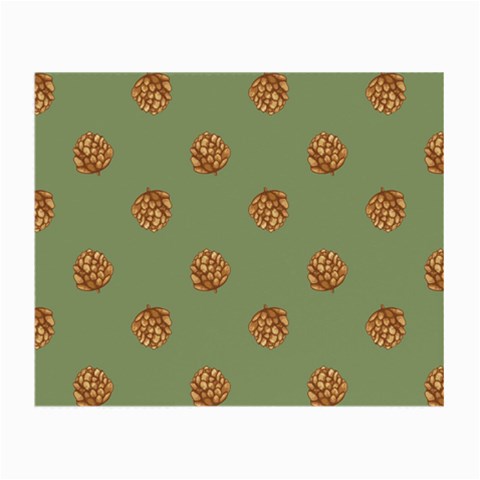 Pine cones green Small Glasses Cloth (2 Sides) from ArtsNow.com Front