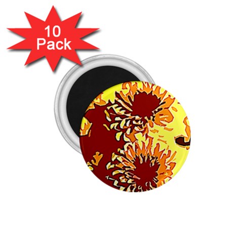 Sunflowers 1.75  Magnets (10 pack)  from ArtsNow.com Front