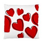 Scribbled Love Standard Cushion Case (One Side)