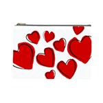 Scribbled Love Cosmetic Bag (Large)
