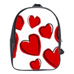 Scribbled Love School Bag (Large)