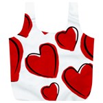Scribbled Love Full Print Recycle Bag (XL)