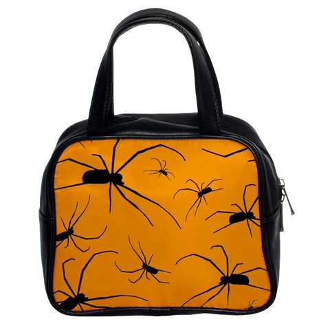 Scary Long Leg Spiders Classic Handbag (Two Sides) from ArtsNow.com Front