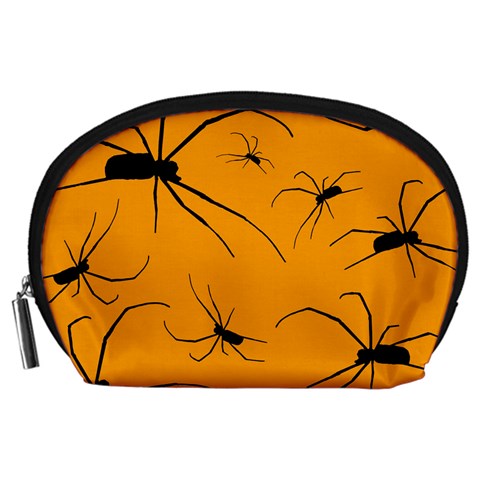 Scary Long Leg Spiders Accessory Pouch (Large) from ArtsNow.com Front