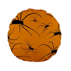 Scary Long Leg Spiders Standard 15  Premium Flano Round Cushions from ArtsNow.com Back