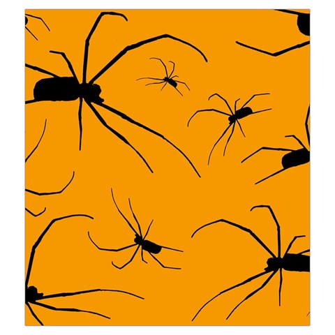 Scary Long Leg Spiders Drawstring Pouch (2XL) from ArtsNow.com Front